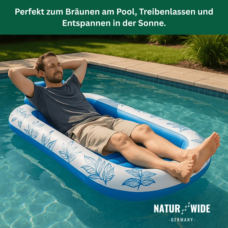 Doppelte Luftmatratze – XXL Pool für 1-2 Personen