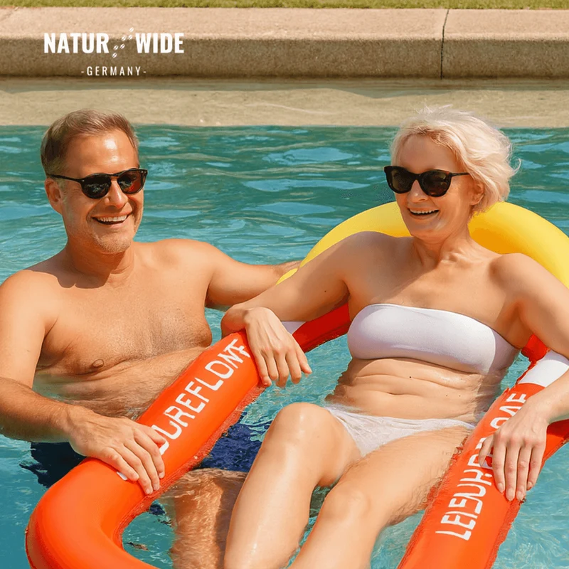 Aufblasbare Wasserhängematte – Luftmatratze für Strand & Party
