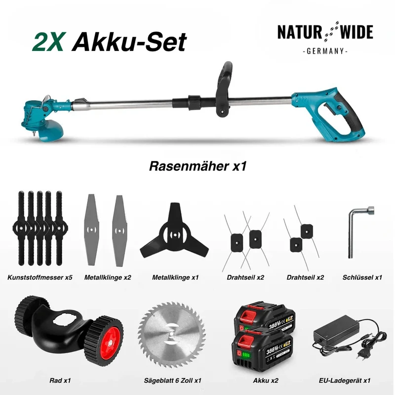Elektrischer Rasentrimmer 2-in-1
