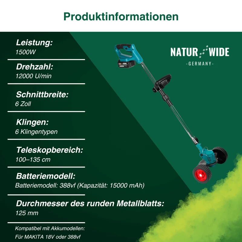 Elektrischer Rasentrimmer 2-in-1