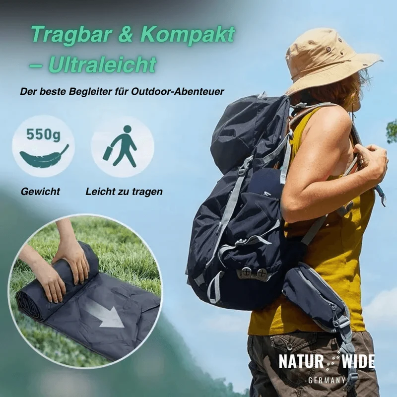 Ultraleichte Isomatte ohne Kopfstütze – Ideal für jedes Abenteuer unterwegs