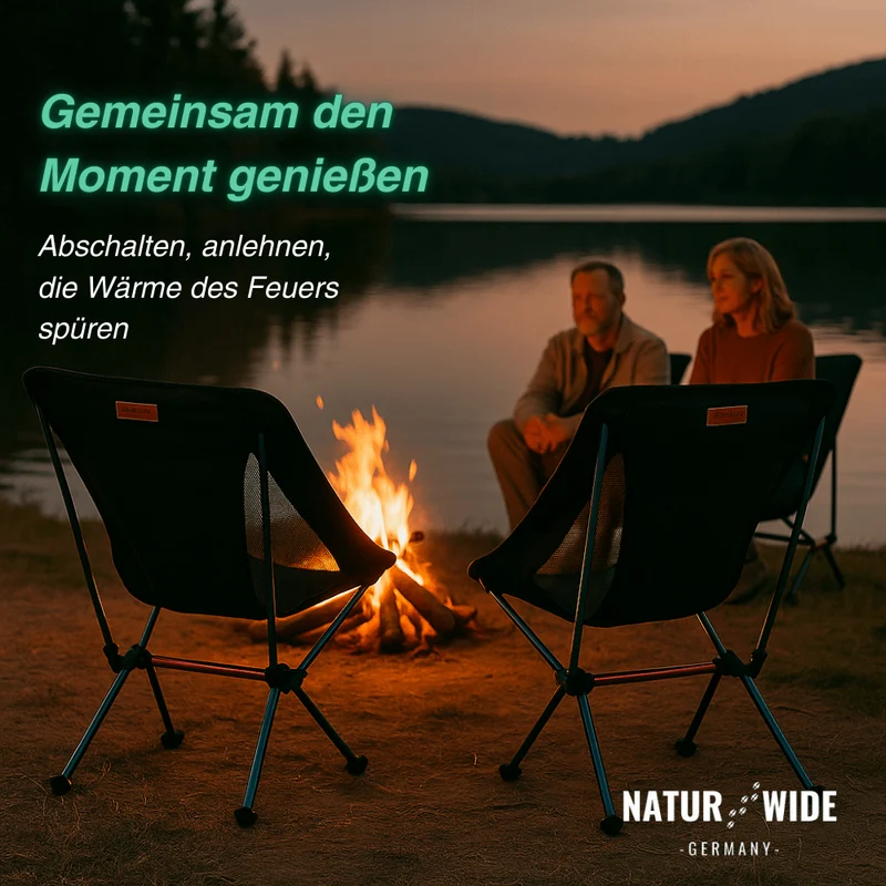Naturwide Faltstuhl Pro – Dein komfortabler Begleiter für unterwegs