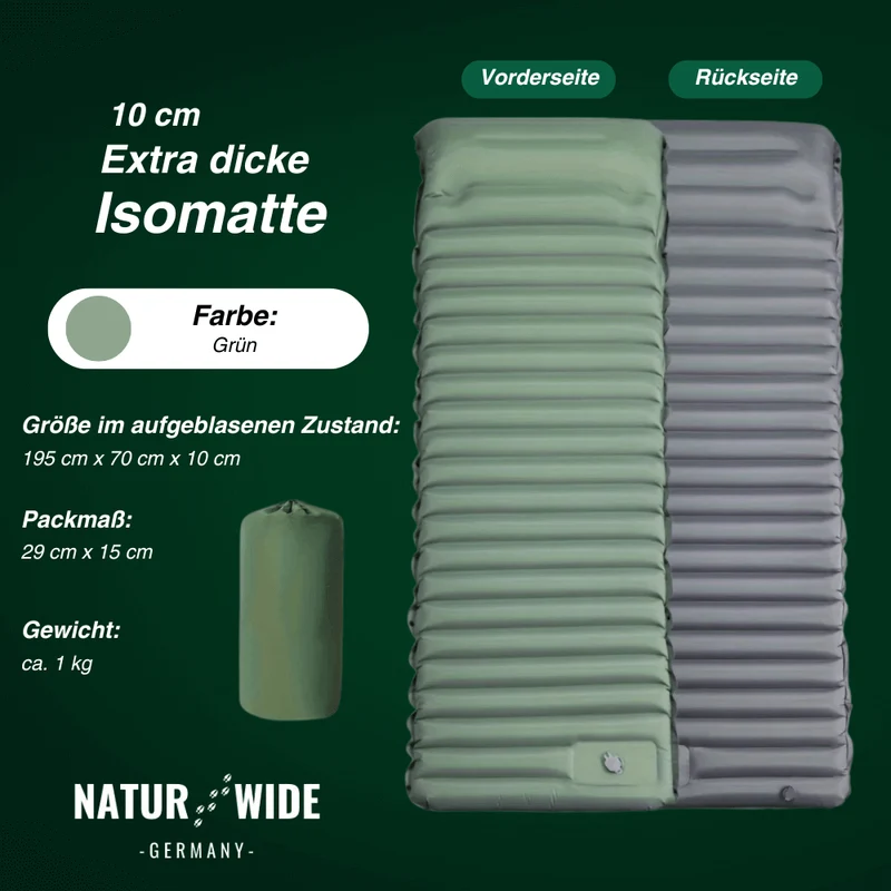 Ultraleichte Isomatte Pro Edition – Ideal für jedes Abenteuer unterwegs