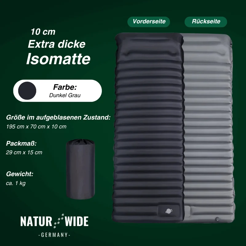 Ultraleichte Isomatte Pro Edition – Ideal für jedes Abenteuer unterwegs