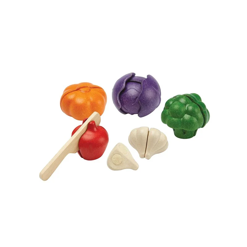 5 Farben Gemüse-Set