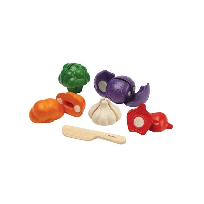 5 Farben Gemüse-Set