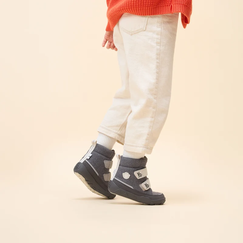 Winterbarfußschuh für Kinder - Nashorn