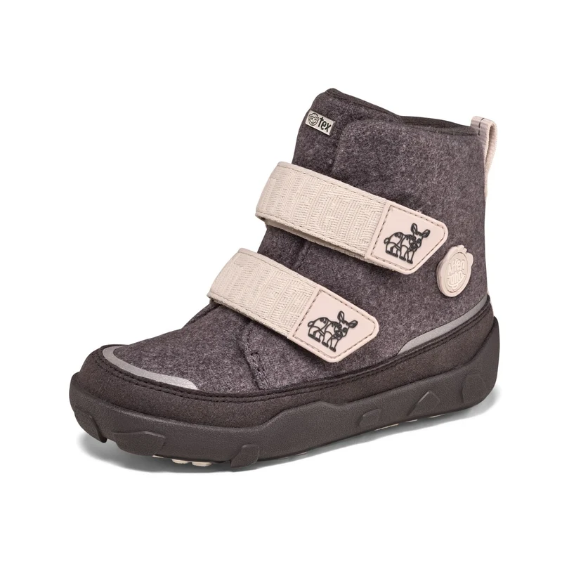 Winterbarfußschuh für Kinder - Nashorn