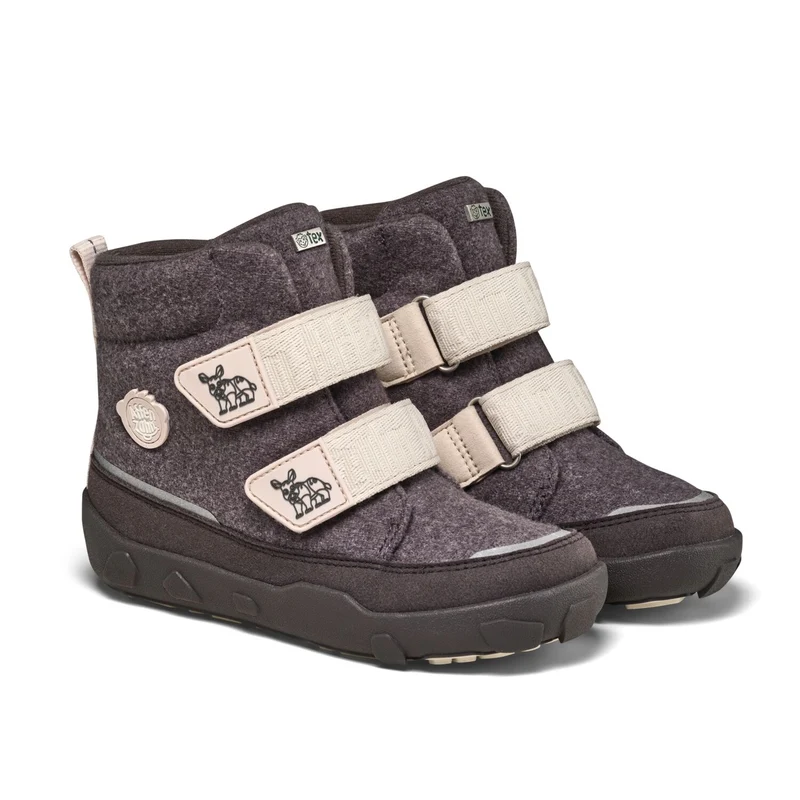 Winterbarfußschuh für Kinder - Nashorn