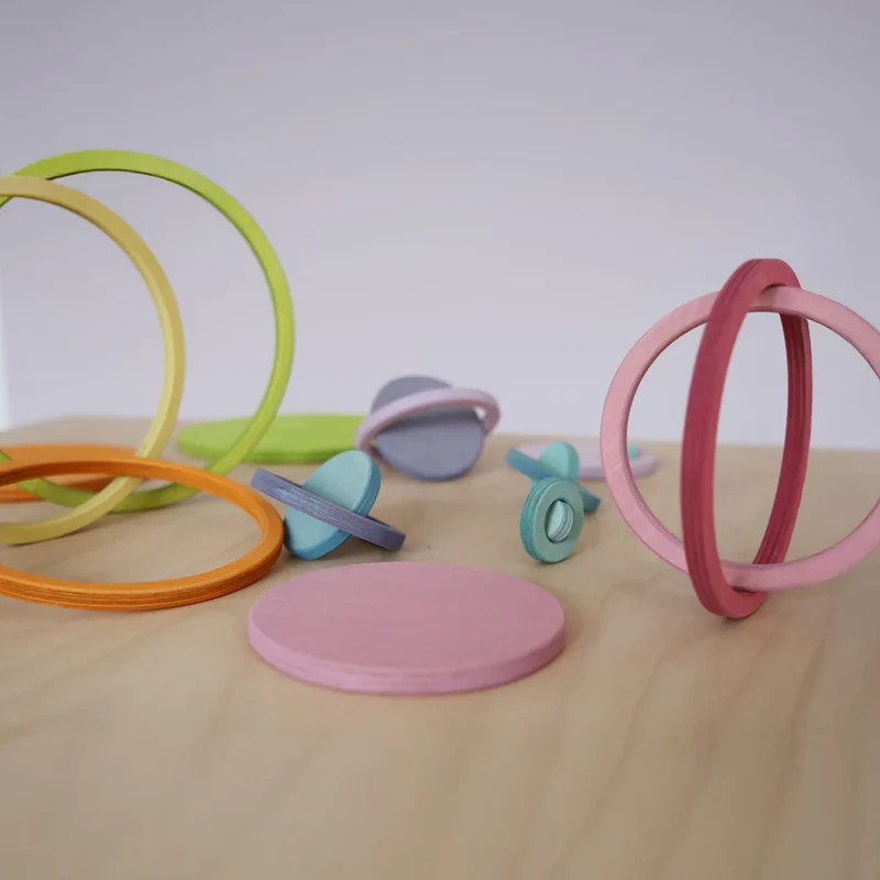 Konzentrische Kreise und Ringe Pastell | Grimms