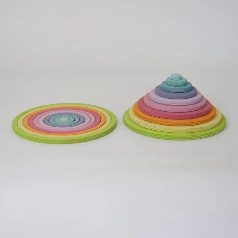 Konzentrische Kreise und Ringe Pastell | Grimms