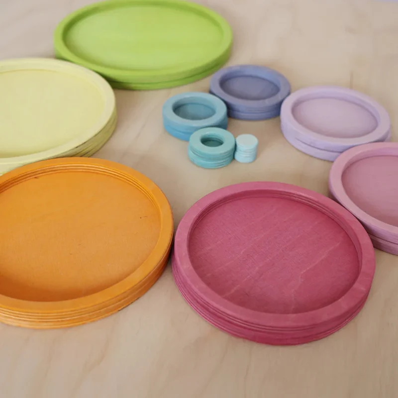 Konzentrische Kreise und Ringe Pastell | Grimms