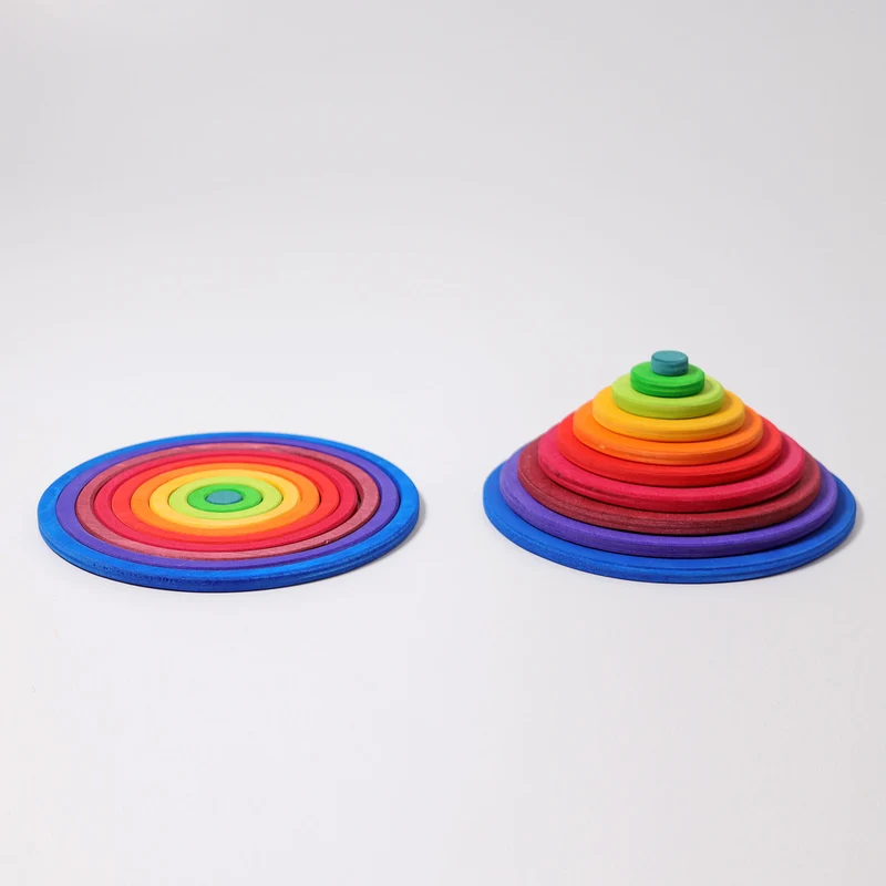 Konzentrische Kreise und Ringe Bunt | Grimms