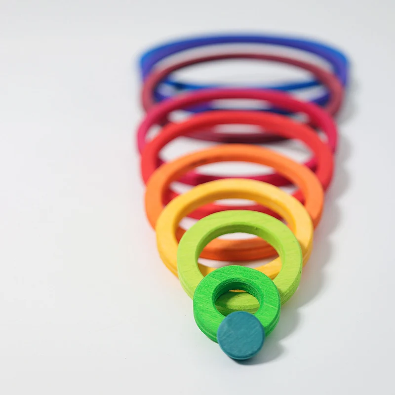 Konzentrische Kreise und Ringe Bunt | Grimms