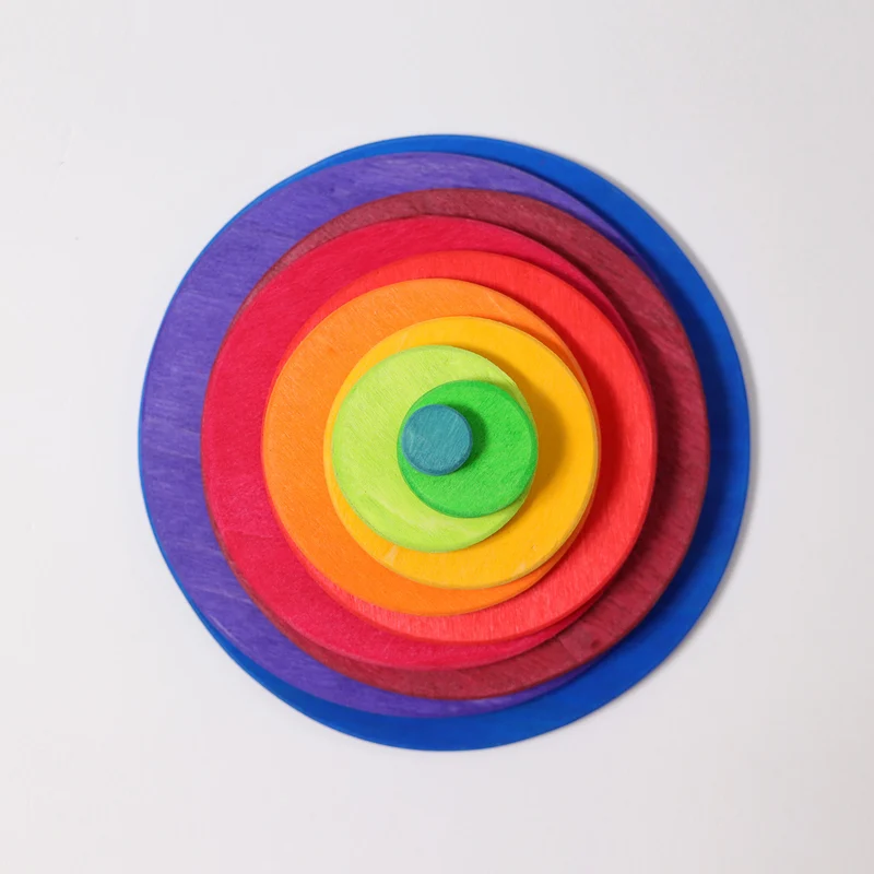 Konzentrische Kreise und Ringe Bunt | Grimms
