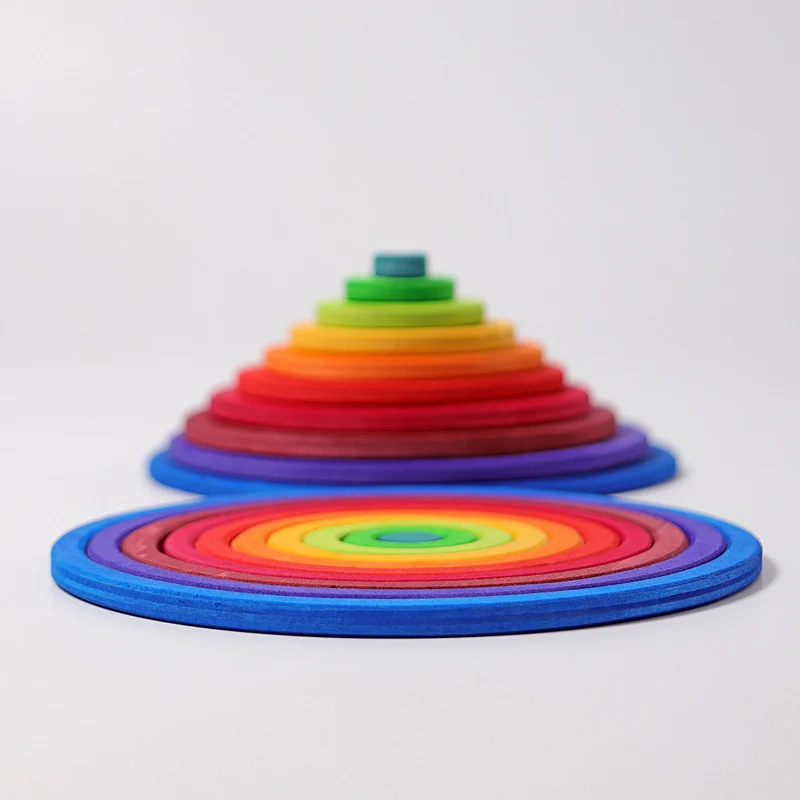 Konzentrische Kreise und Ringe Bunt | Grimms