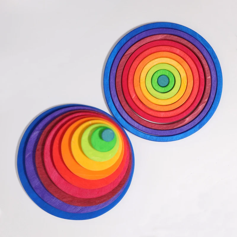 Konzentrische Kreise und Ringe Bunt | Grimms