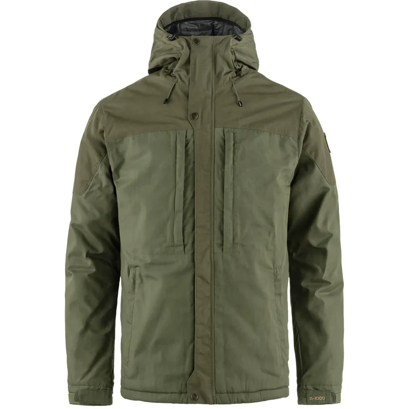 Steppjacke SKOGSÖ mit Kapuze