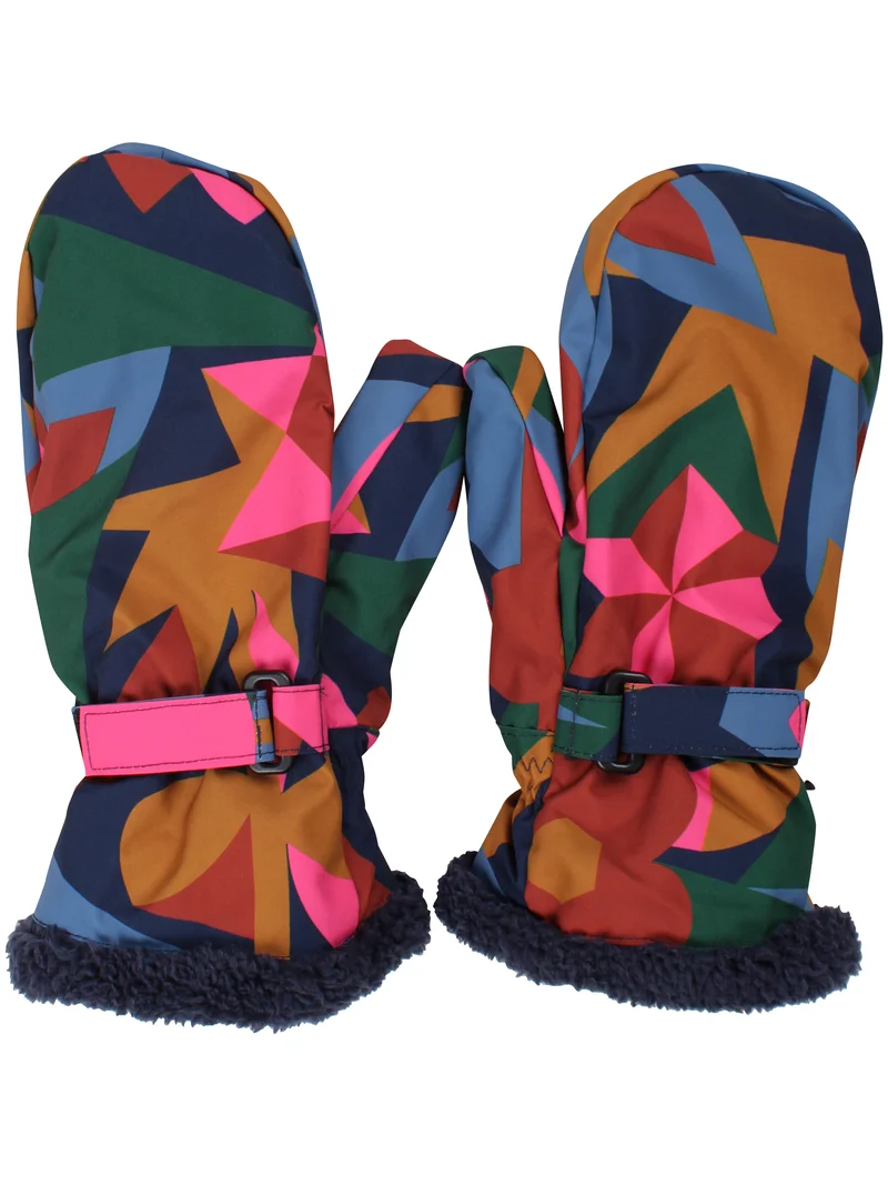 Danehandy Mittens Dark Navy/Soft Cherry GEOFLEUR
