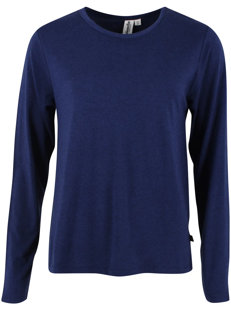 Danemerry Wool LS Tee Deep Blue