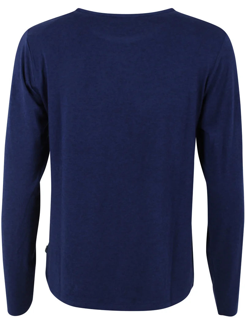 Danemerry Wool LS Tee Deep Blue