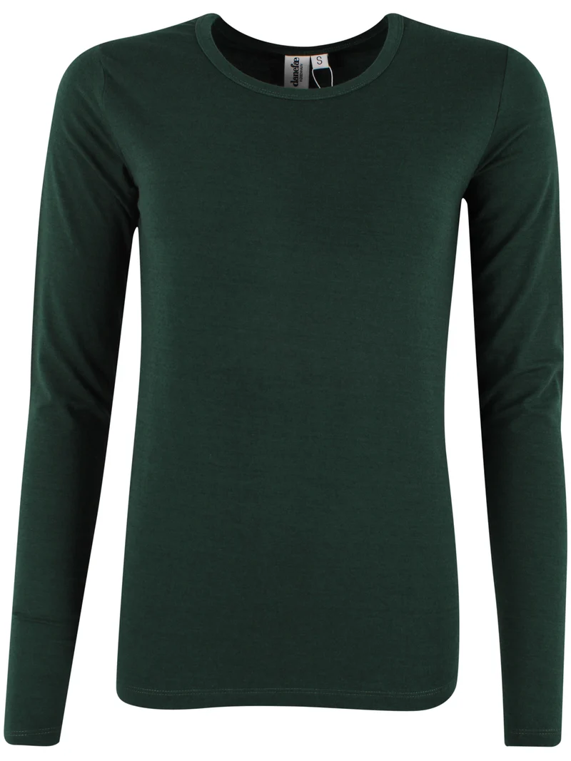 ESS - Danepleasure Wool LS Tee Dark Forest
