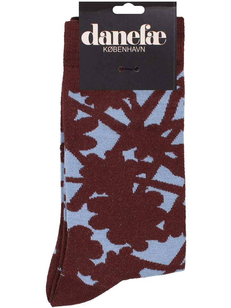 Danewalk With Me Socks Dk Merlot BRAMBLE