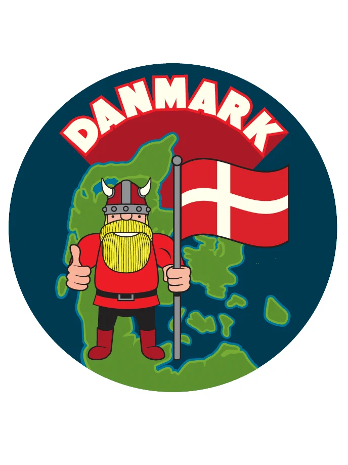 Magnet Porcelaine DANMARK