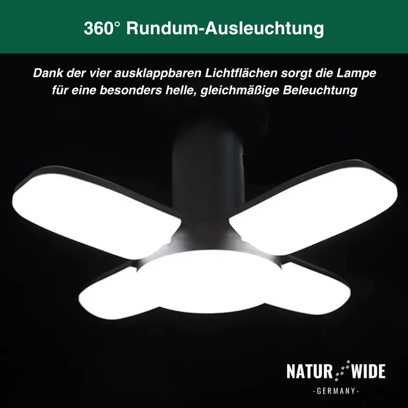 Faltbare LED Campinglampe – Wiederaufladbare Outdoor Laterne