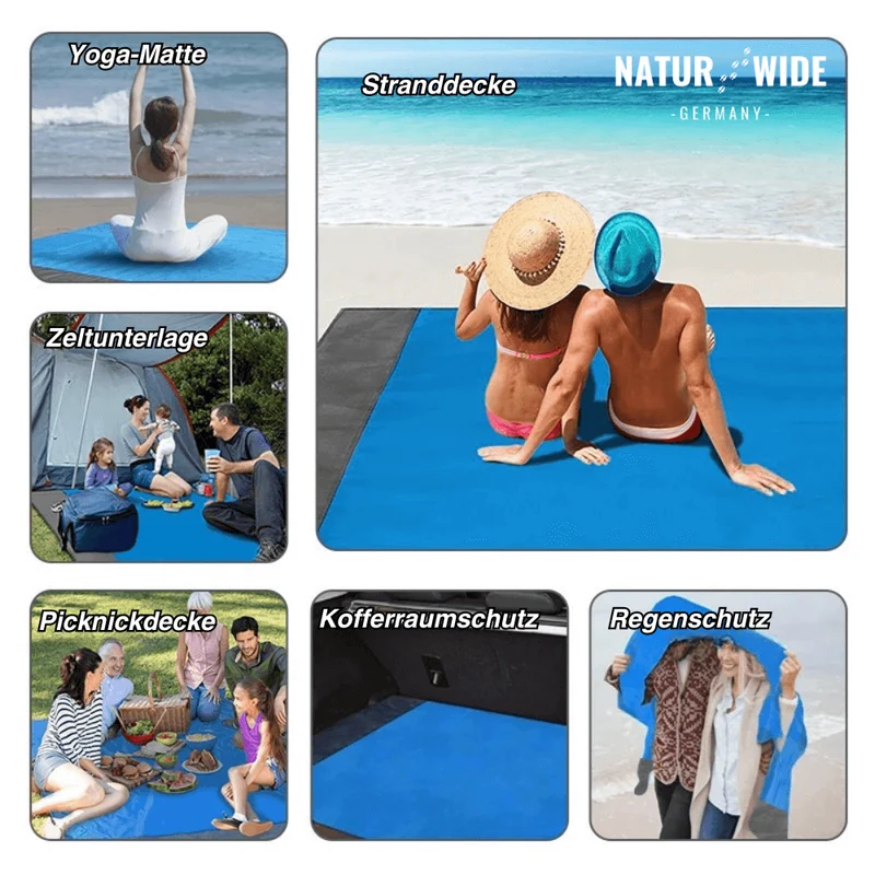 Wasserdichte Strand- & Picknickdecke