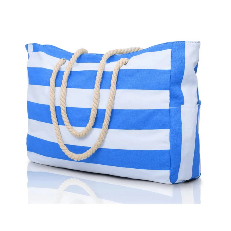 Strandtasche mit Reißverschluss