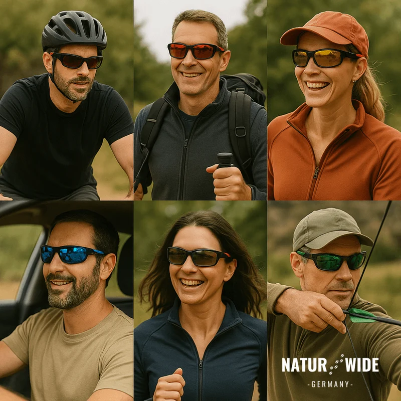 Polarisierte UV400-Sportsonnenbrille