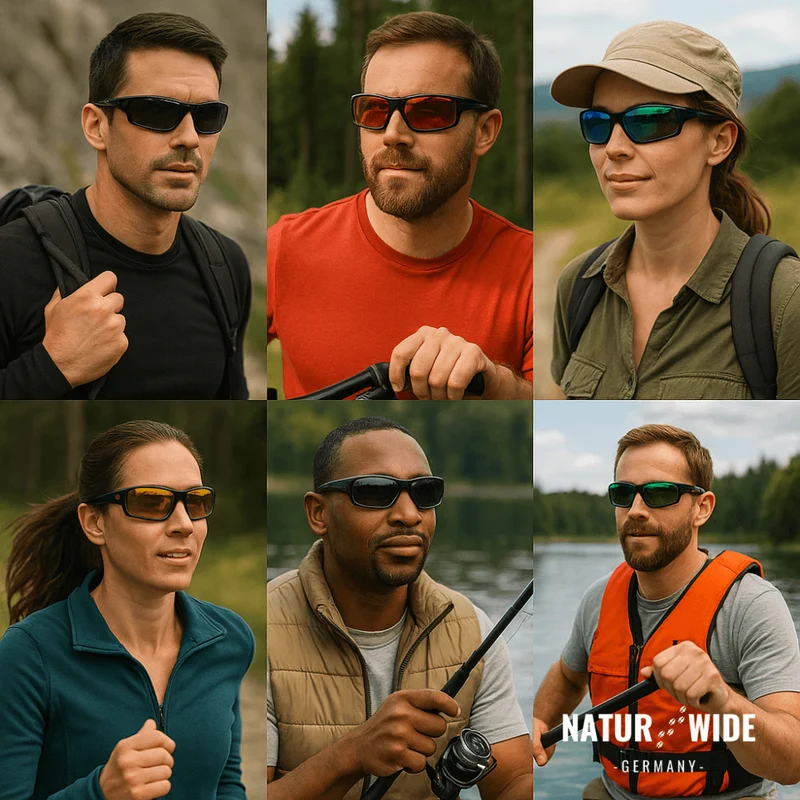 Polarisierte UV400-Sportsonnenbrille