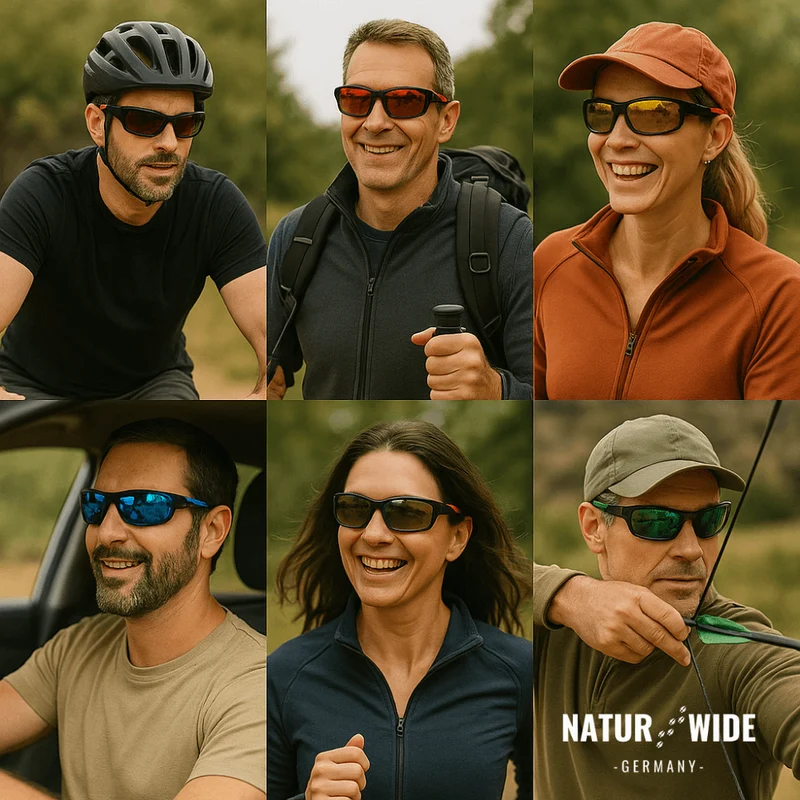 Polarisierte UV400-Sportsonnenbrille