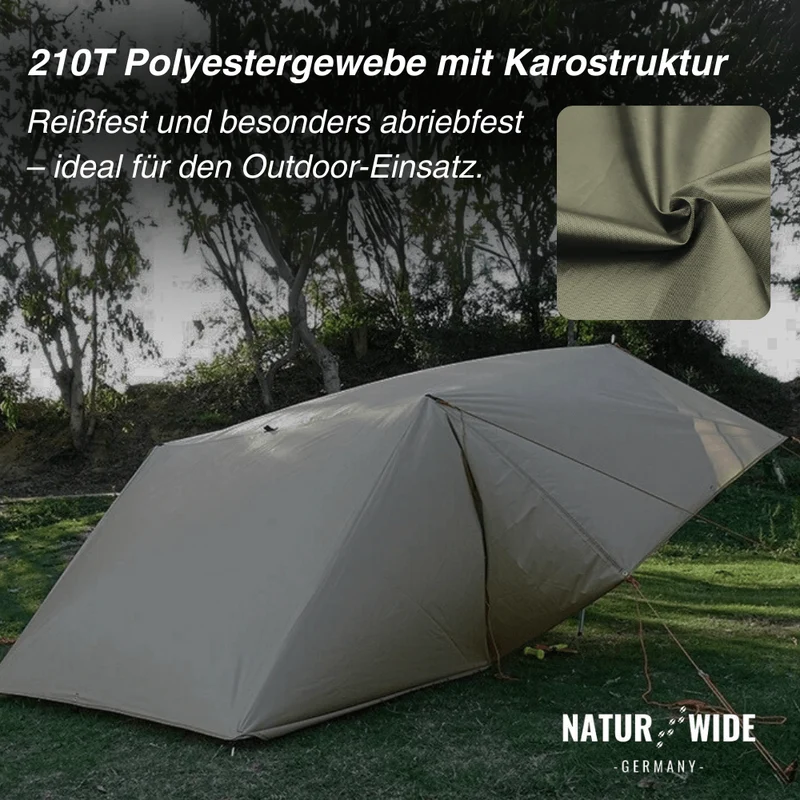 Vielseitiges Sonnen- & Regenschutz-Tarp