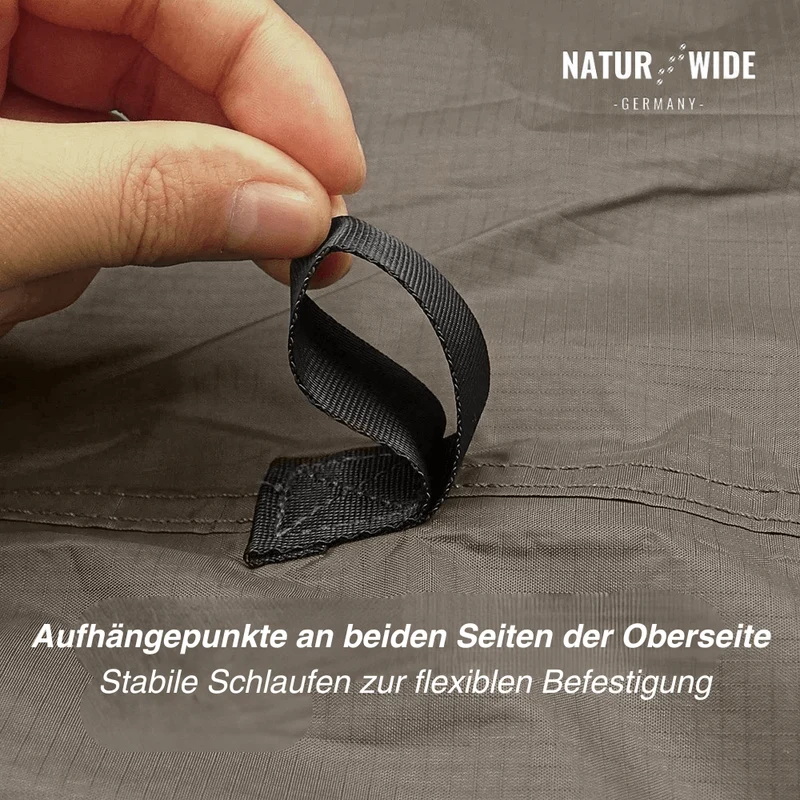 Vielseitiges Sonnen- & Regenschutz-Tarp