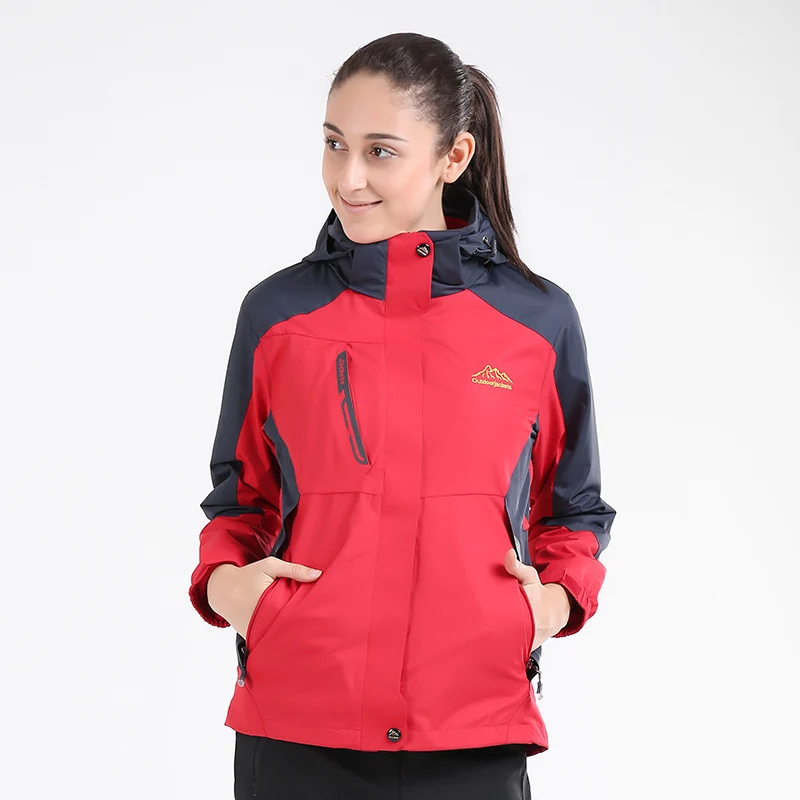 Herren Wasserdichte und atmungsaktive Outdoor-Softshell-Jacke mit Kapuze Drune