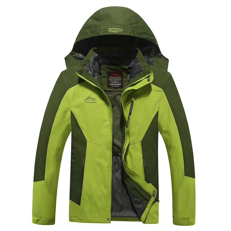 Herren Wasserdichte und atmungsaktive Outdoor-Softshell-Jacke mit Kapuze Drune