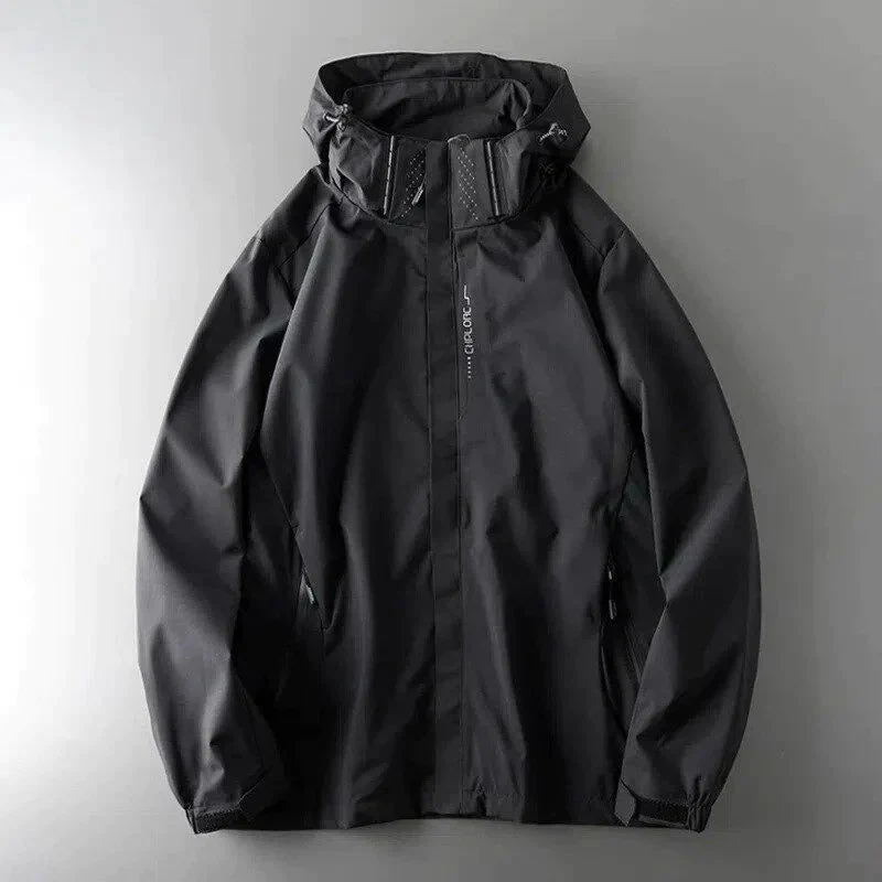 Drune | Wasserdichter Winter-Windbreaker für Herren - Isolierte und warme Pufferjacke
