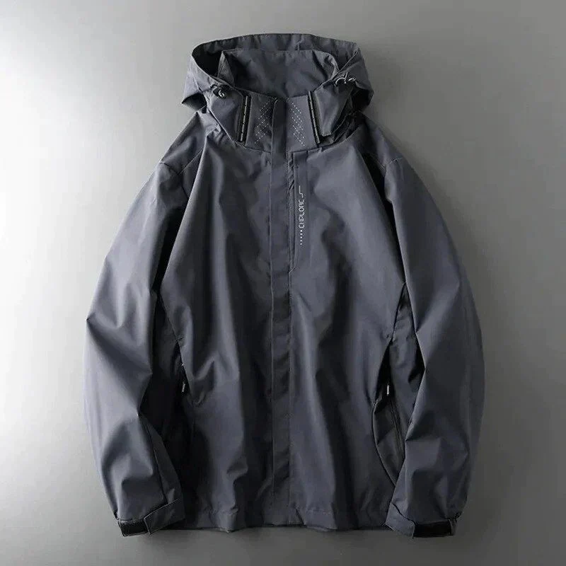 Drune | Wasserdichter Winter-Windbreaker für Herren - Isolierte und warme Pufferjacke