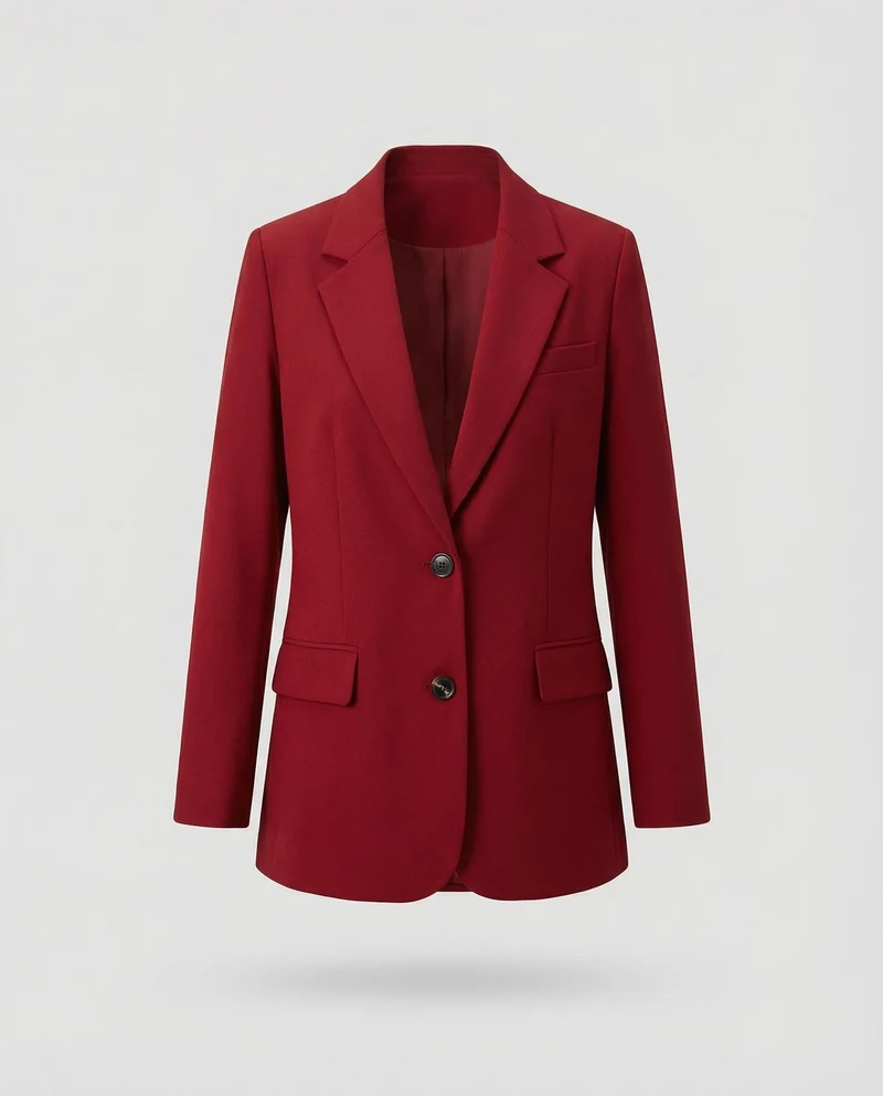 Damen Präzise Manschettenknöpfe Zweiknopf-Blazer