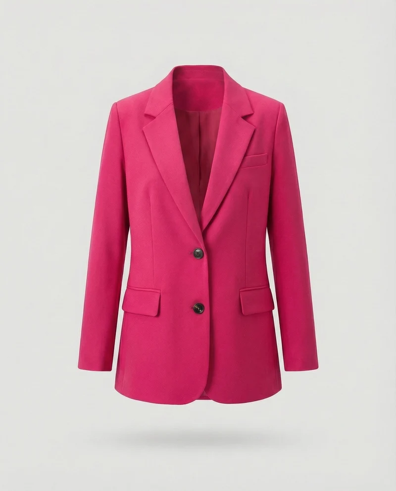 Damen Präzise Manschettenknöpfe Zweiknopf-Blazer