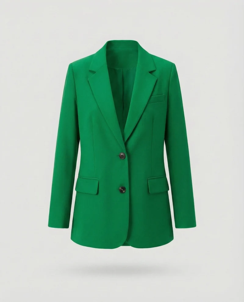 Damen Präzise Manschettenknöpfe Zweiknopf-Blazer