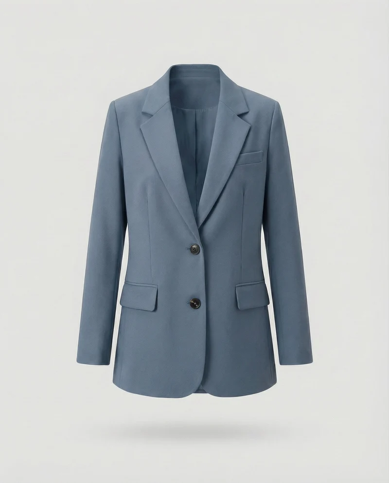 Damen Präzise Manschettenknöpfe Zweiknopf-Blazer