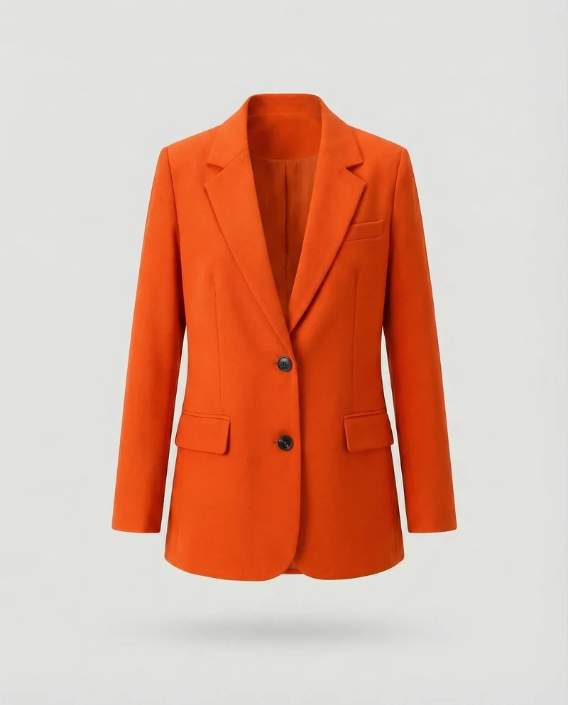 Damen Präzise Manschettenknöpfe Zweiknopf-Blazer