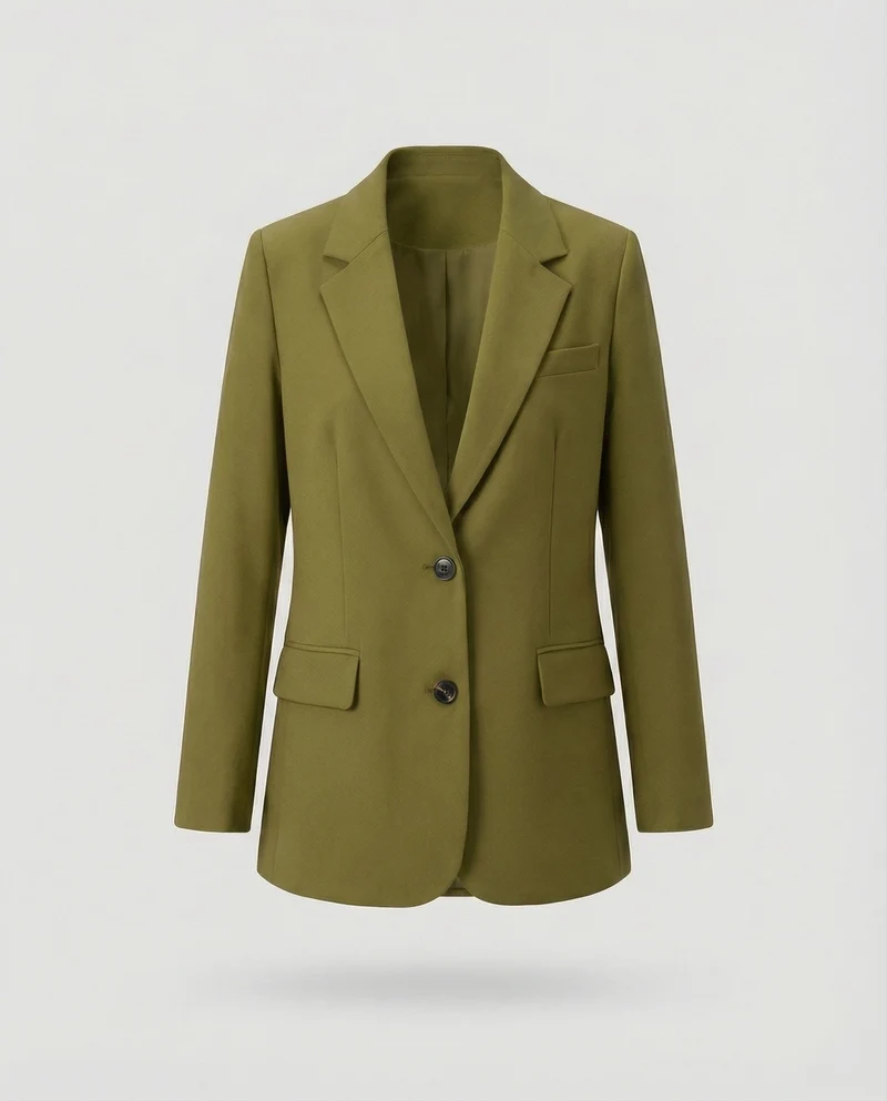 Damen Präzise Manschettenknöpfe Zweiknopf-Blazer