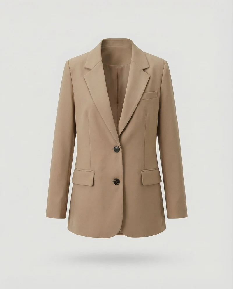 Damen Präzise Manschettenknöpfe Zweiknopf-Blazer