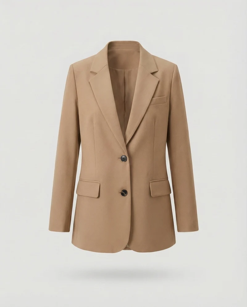 Damen Präzise Manschettenknöpfe Zweiknopf-Blazer