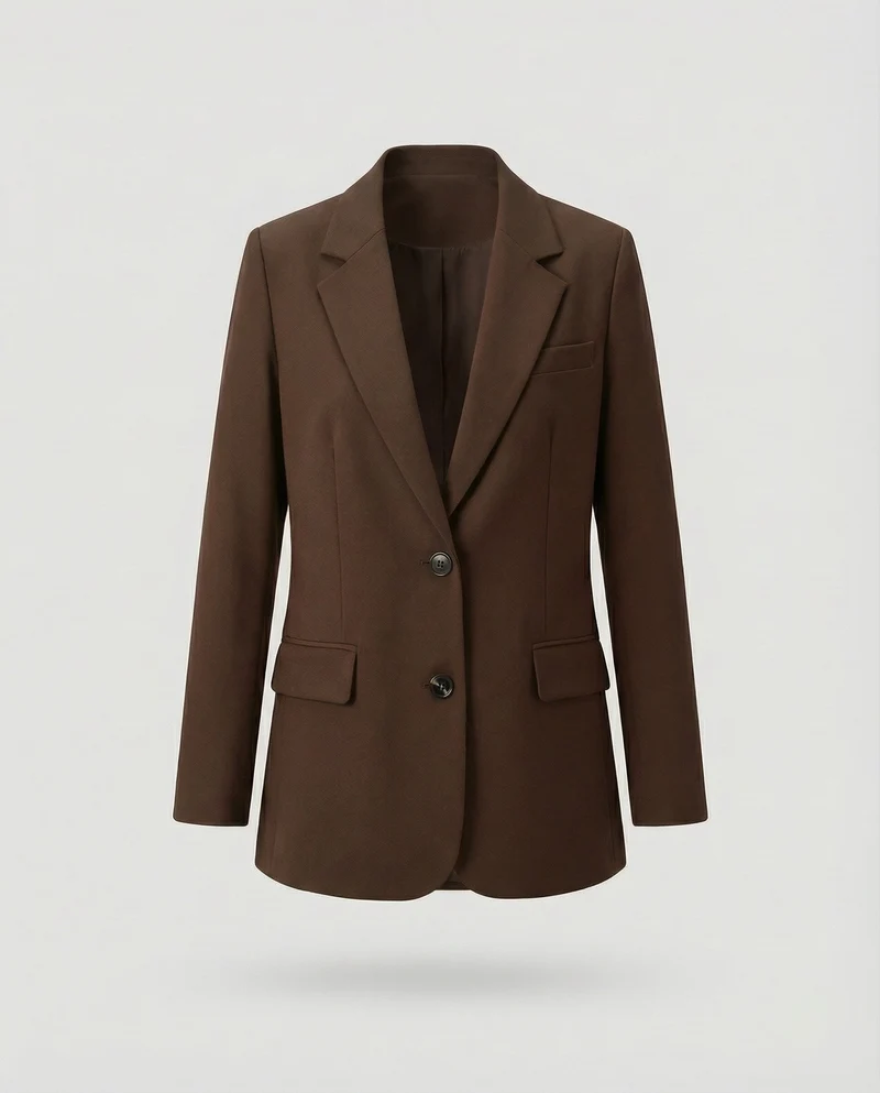 Damen Präzise Manschettenknöpfe Zweiknopf-Blazer