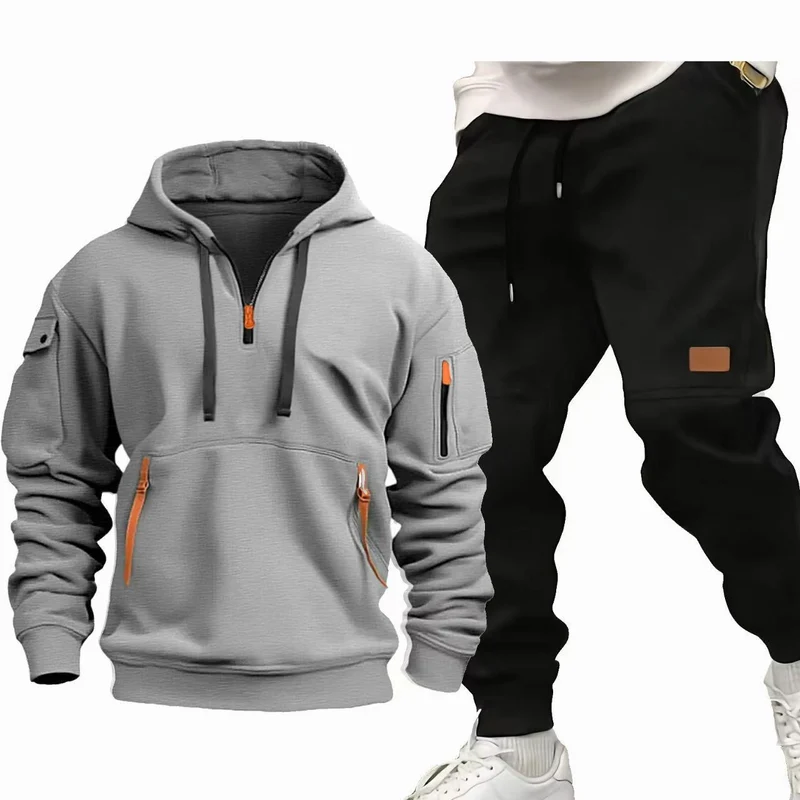Herren Funktions-Hoodie und Jogginghose Set Drune